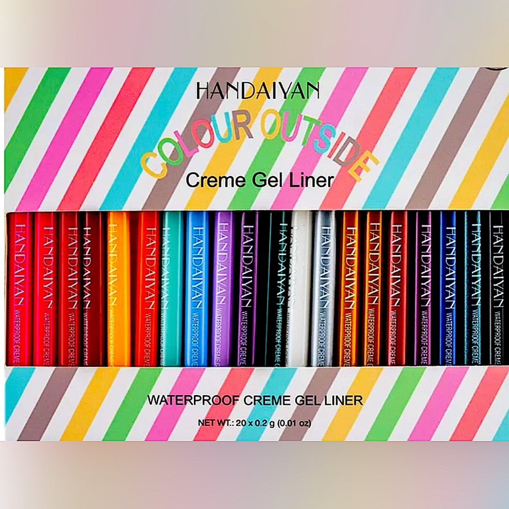HANDAIYAN 20Pcs Creme Eye Liner Set